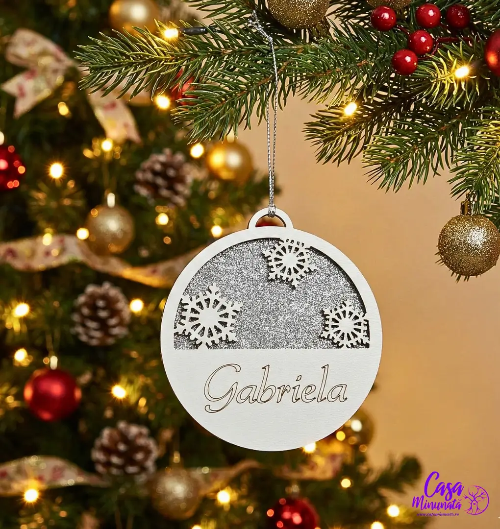 Glob Personalizat Fulg De Nea