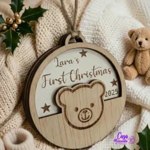 Glob Personalizat Baby's First Christmas