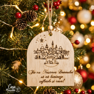 Ornament de Craciun din Lemn