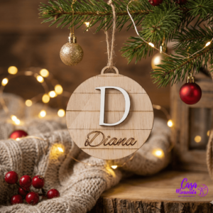 Glob personalizat cu initiala si nume