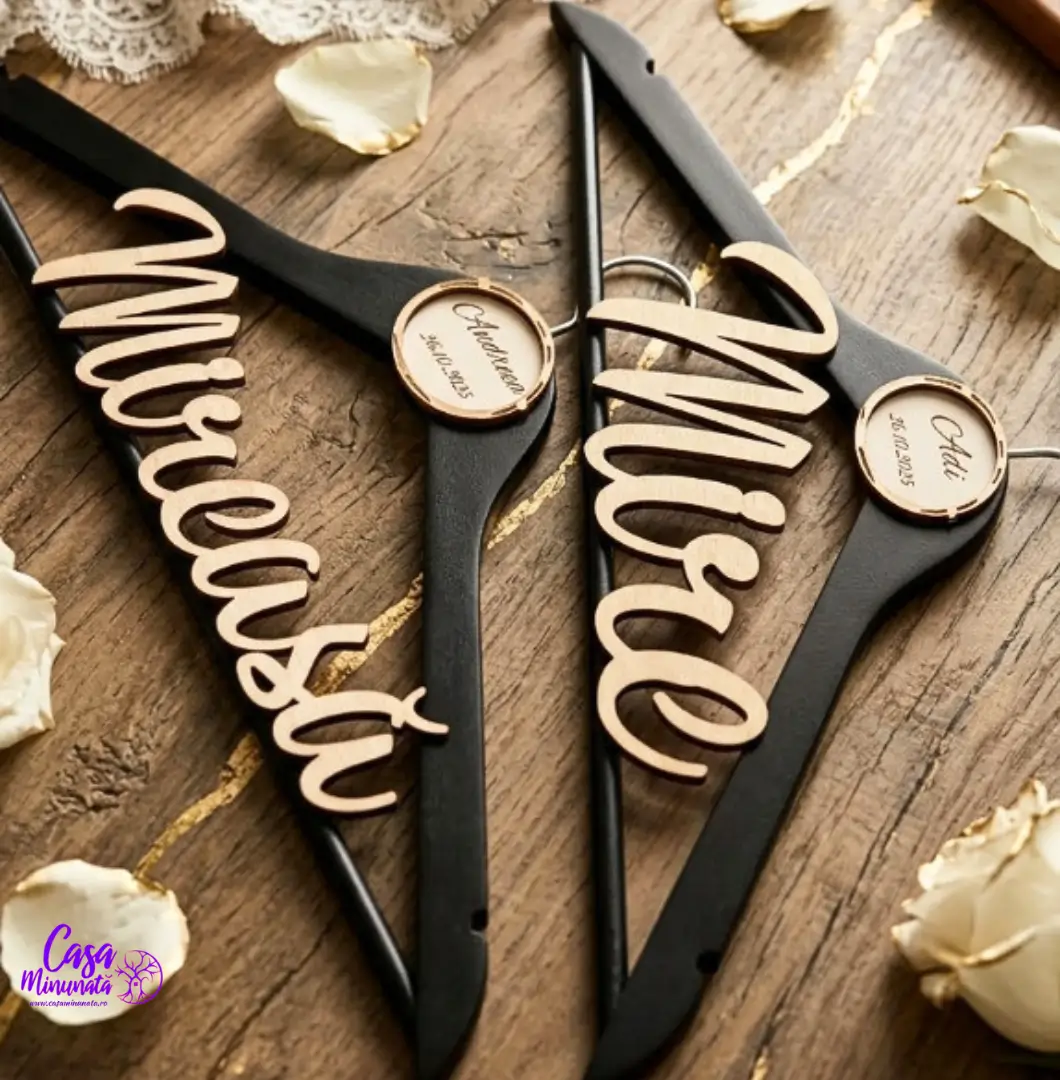 Set umerașe personalizate Mire - Mireasa